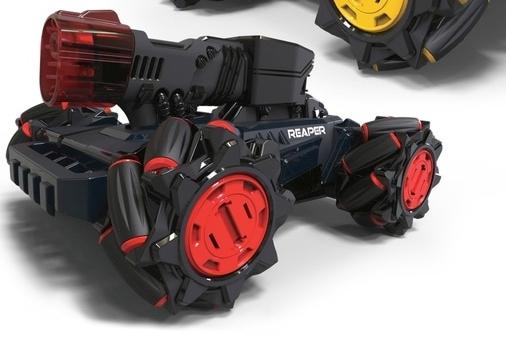 Each Laser Battle Hunters pack comes with two RC vehicles, two tanks called Reaper and Shadow. You can play two player mode or single player autonomous AI mode. They retail from Hamleys for £60.