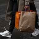 Shopping bags.
