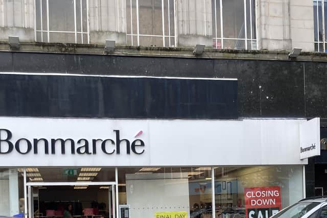 Bon Marche in Aylesbury has closed down