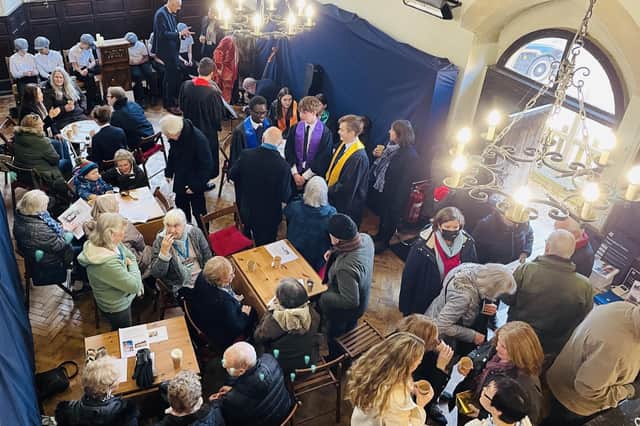 The Chantry Chapel was packed for the launch coffee morning