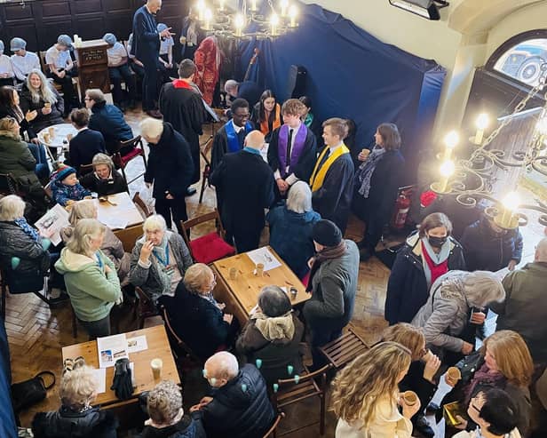 The Chantry Chapel was packed for the launch coffee morning