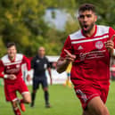 Asher Yearwood scored the winner as Risborough Rangers won 2-1 at leaders Crawley Green (Picture: Charlie Carter)