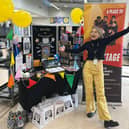 Manager Jodie at an open event