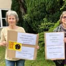 Bucks climate Activists Rachel Blackmore And Jane Mccarthy, photo from Charlie Smith, Local Democracy Service