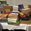 Some of the shoeboxes collected by Buckingham WI