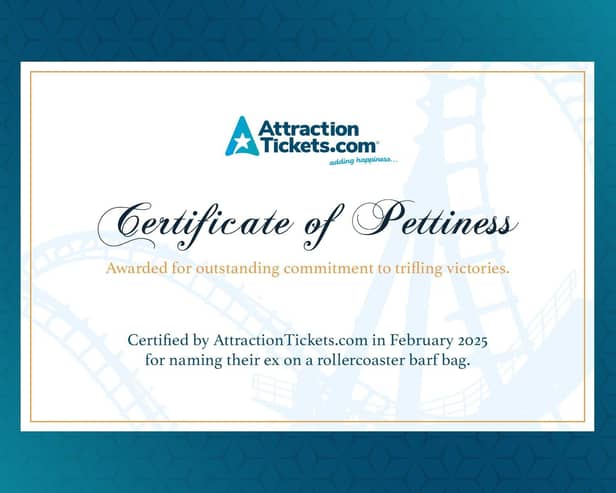 Certificate of Pettiness