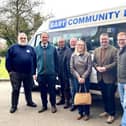 MPs Greg Smith and Iain Stewart with Conservative councillors Ashley Waite, Howard Mordue, Patrick Fealey, Caroline Cornell, Warren Whyte and Ade Osibogun