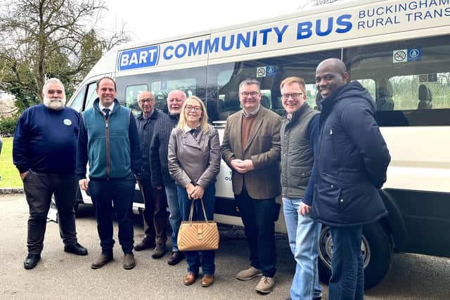 MPs Greg Smith and Iain Stewart with Conservative councillors Ashley Waite, Howard Mordue, Patrick Fealey, Caroline Cornell, Warren Whyte and Ade Osibogun