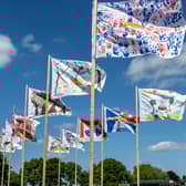More of the flags, photo by Victoria Timms