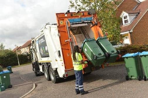 Recycling collection in Aylesbury
