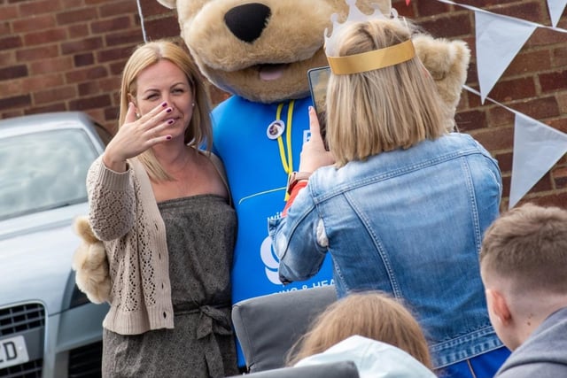 The Bucks radio Bear, photo by Steve Cook