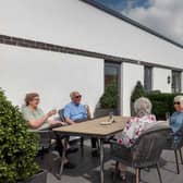The rooftop terrace at Churchill Retirement Living's Oscar Lodge in Aylesbury