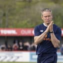 Kevin Wilkin was satisfied with a solid start from his Brackley Town team ahead of two tough-looking away matches. Picture by Glenn Alcock