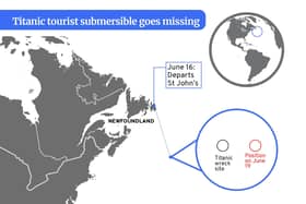 The Titan submarine went missing around 370 miles off the coast of Newfoundland