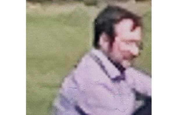 Police officers want to speak to this man