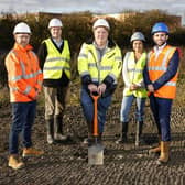 Ground breaking at Kingsbrook Railway Park