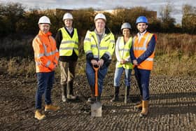 Ground breaking at Kingsbrook Railway Park