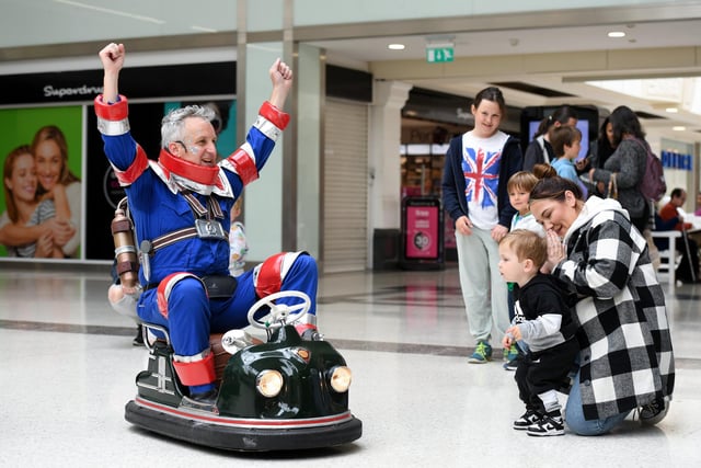 Youngsters were enthralled by the mini racers, photo by Jane Russell