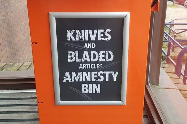 Amnesty bins can be accessed in the Thames Valley all year round