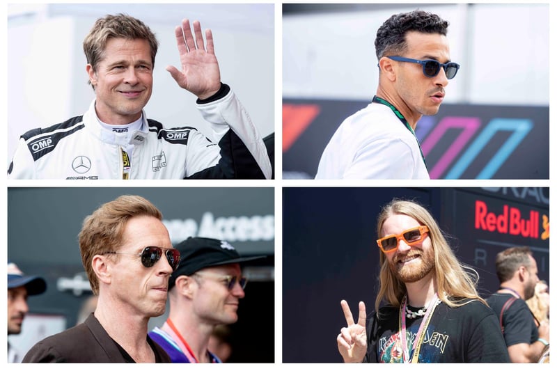 Famous faces at the British Grand Prix at Silverstone in 2023