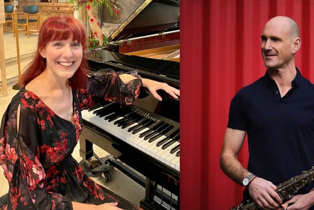 Anita D'Attelis and Huw Wiggin perform in Bledlow on 14th May