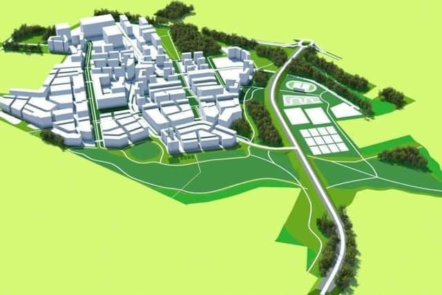 An artist's impression of what the Woodlands site might look like
