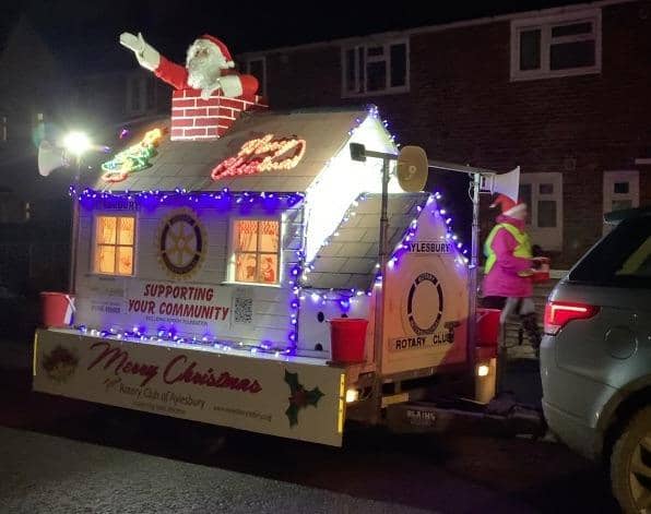 The float is travelling around Aylesbury later this week