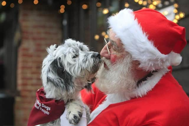 Children can meet Santa in his grotto