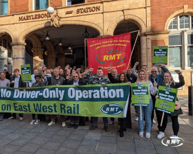 RMT members voted overwhelmingly to strike over the issue of driver-only operation on the East West Rail line