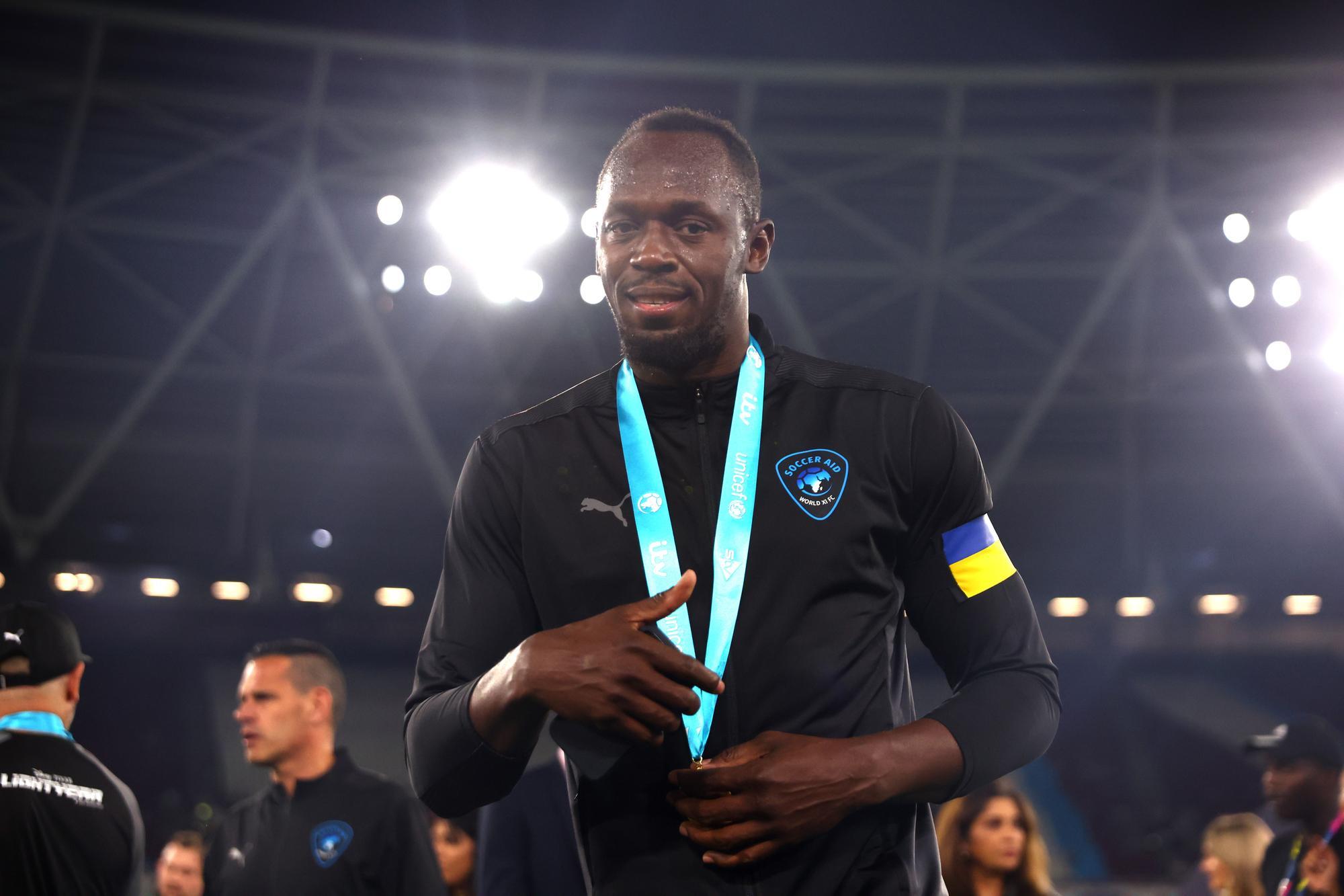 Usain Bolt leads his squad to Tring training camp ahead of 2023 Soccer Aid exhibition - Vimarsana News