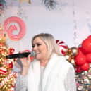 Suzanne Shaw performing at Chiltern View Ice Rink, photo from Rebecca Fennell