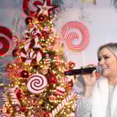 Suzanne Shaw performing at Chiltern View Ice Rink, photo from Rebecca Fennell