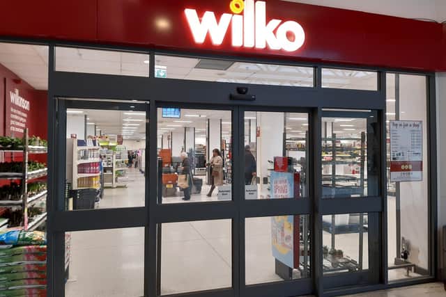 Wilko occupies a large unit at the front