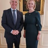 Aylesbury MP Rob Butler with Conservative leader Liz Truss