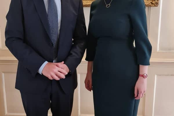 Aylesbury MP Rob Butler with Conservative leader Liz Truss