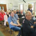 About 50 members of the public attended the parish council meeting where the application was discussed