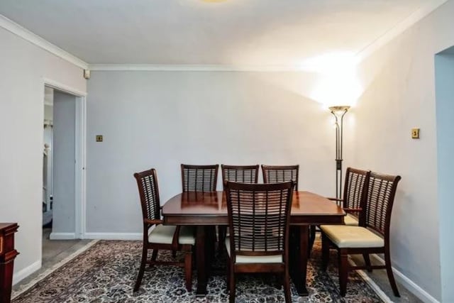 Another dining area in the large family home