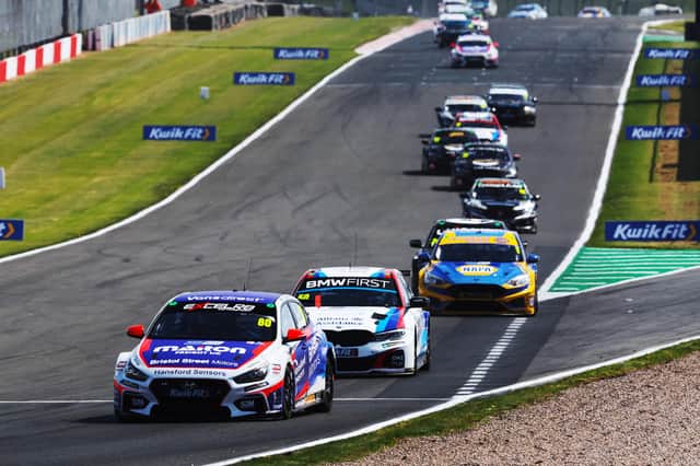 Tom Ingram won the opening round of the 2022 BTCC at Donington Park on Sunday (Photo Ebrey/Beckett)
