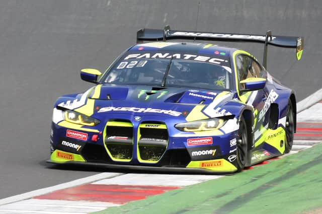 Motorsport icon, Valentino Rossi, pictured here at Brands Hatch on Sunday will line-up against James Wood at Le Mans in just three week's time (Photo James Beckett)