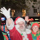 Santa left his Grotto to take part in parade, photo from Phil Richards Photography