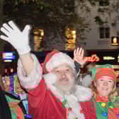 Santa left his Grotto to take part in parade, photo from Phil Richards Photography