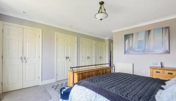 One of the double bedrooms in the property.