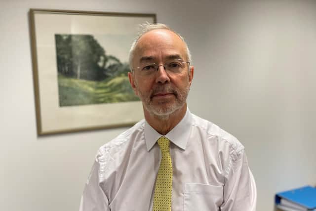 Buckinghamshire Council leader Martin Tett, photo from Charlie Smith, Local Democracy Reporting Service