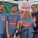 From left: 3Bs presenters Robert Steel, Matt Hanger, Diana Blamires and founder Keith Lewis at Buckingham Bandjam