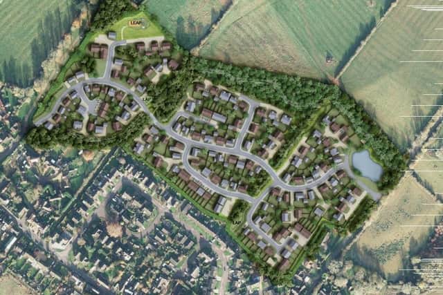 An initial masterplan submitted in connection with the project
