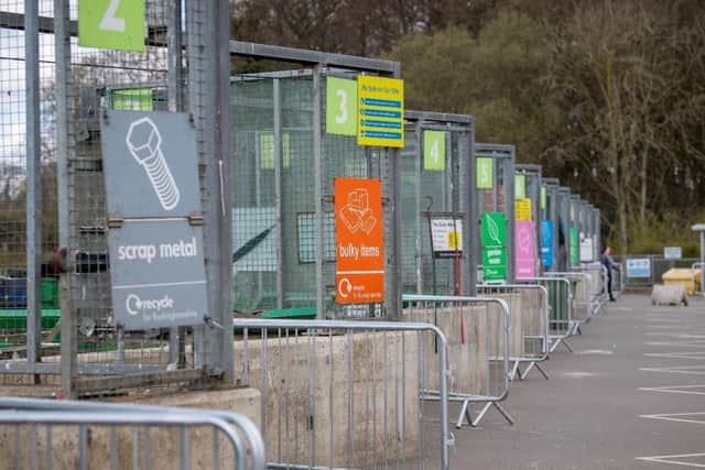 A recycling centre in Bucks