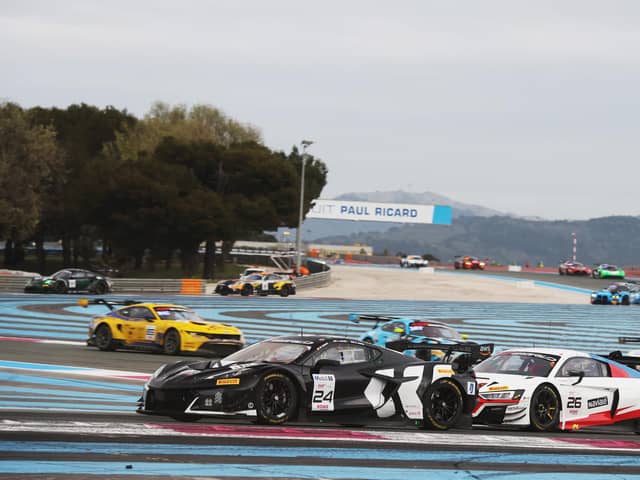 Steller Motorsport debuted their new Corvette in the opening GT World Challenge Endurance Cup race of the season last weekend (Photo courtesy of SRO/JEP)