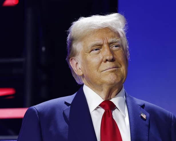 US President Donald Trump caused shockwaves on Monday night by suspending military aid shipments to Ukraine. (Photo by Anna Moneymaker/Getty Images)