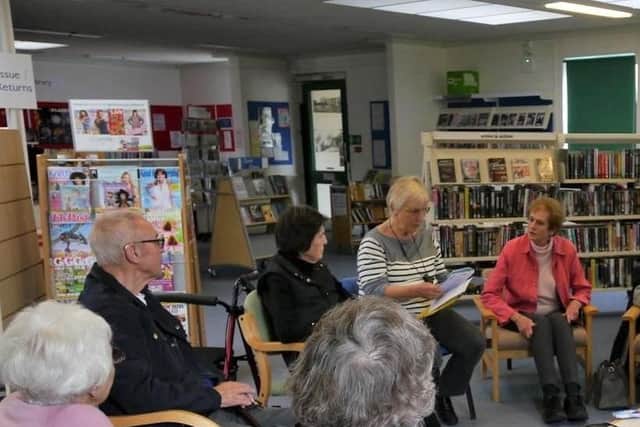 The group meets once a month in Winslow Community Library