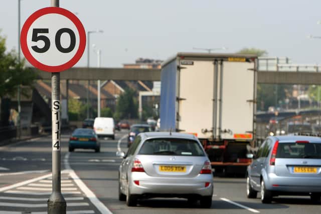vehicle in a 50mph zone, photo by Dominic Lipinski/PA Wire
